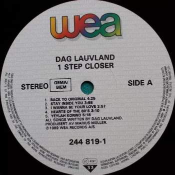 Dag Lauvland: 1 Step Closer