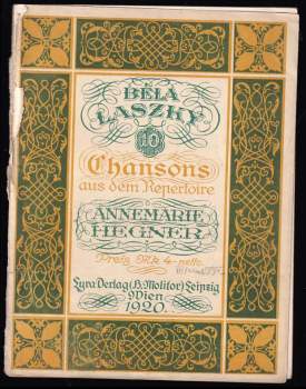 10 Chansons aus dem Repertoire Annemarie Hegner