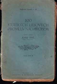 100 krátkých lidových promluv nad hrobem