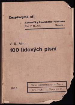 Vojtěch Bořivoj Aim: 100 lidových písní