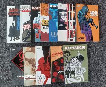 Brian Azzarello: 100 nábojů KOMPLETNÍ SÉRIE : Díl 1-13 První výstřel, poslední šance + Záblesk druhé šance + Hlas krve + Rozčtvrcený zítřek + Nezabiješ +Šest na odstřel + Samuraj +  Posmrtné blues + Smrt je mým řemeslem + Dekadence +  Začátek konce + Špinavci + Smůla