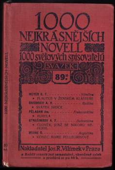 1000 nejkrásnějších novell 1000 světových spisovatelů