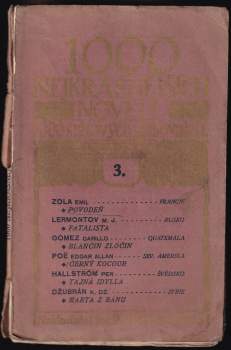 1000 nejkrásnějších novell 1000 světových spisovatelů