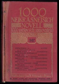 1000 nejkrásnějších novell 1000 světových spisovatelů
