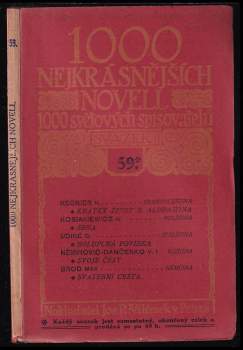 1000 nejkrásnějších novell 1000 světových spisovatelů