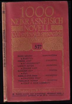1000 nejkrásnějších novell 1000 světových spisovatelů