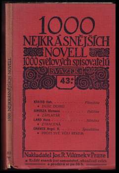 1000 nejkrásnějších novell 1000 světových spisovatelů