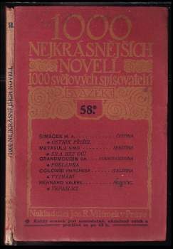 1000 nejkrásnějších novell 1000 světových spisovatelů