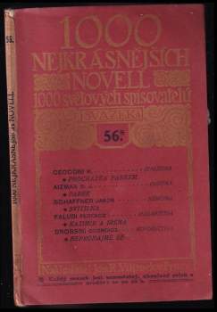 1000 nejkrásnějších novell 1000 světových spisovatelů