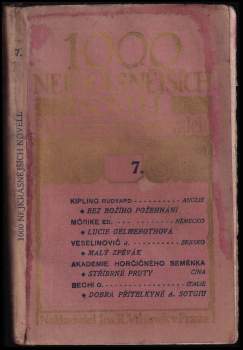 Rudyard Kipling: 1000 nejkrásnějších novell 1000 světových spisovatelů