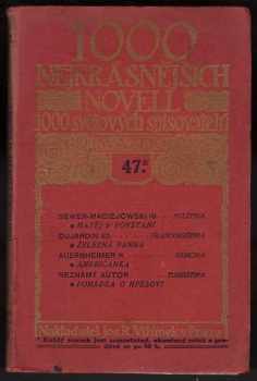 Sewer: 1000 nejkrásnějších novell 1000 světových spisovatelů. Sv. 47