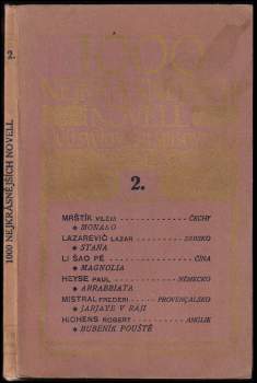 1000 nejkrásnějších novell 1000 světových spisovatelů