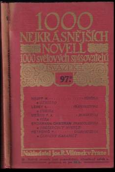 Wilhelm Hauff: 1000 nejkrásnějších novell 1000 světových spisovatelů