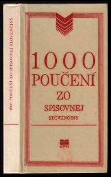 1000 poučení zo spisovnej slovenčiny
