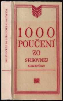 1000 poučení zo spisovnej slovenčiny