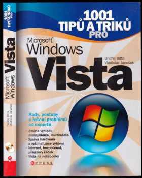 1001 tipů a triků pro Microsoft Windows Vista - BEZ CD - Ondřej Bitto, Vladislav Janeček (2007, Computer Press) - ID: 517358