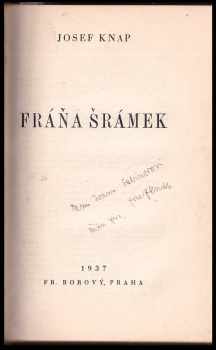 Václav Černý: 10X PODPIS K.M. Čapek-Chod, Jindřich vodák, Proletářská poesie, Karel Čapek, Fráňa Šrámek, Foerstrovo slovesné umění, Český román po válce, Božena Benešová, Karel Toman