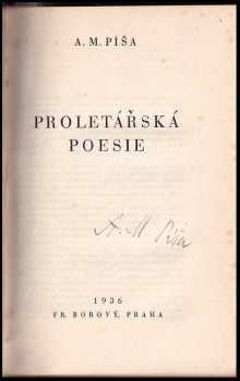 Josef Hora: 10X PODPIS K.M. Čapek-Chod, Jindřich vodák, Proletářská poesie, Karel Čapek, Fráňa Šrámek, Foerstrovo slovesné umění, Český román po válce, Božena Benešová, Karel Toman