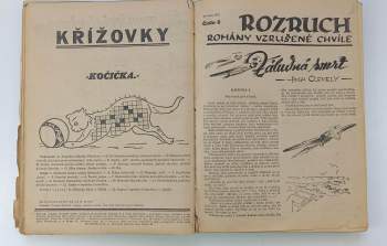 M. B. Buttler: 10x ROZRUCH - Romány vzrušené chvíle (1937/38), čísla 3 - 5 a 7 - 13 (bez obálek)