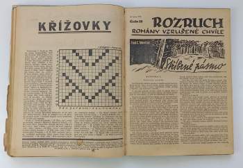 M. B. Buttler: 10x ROZRUCH - Romány vzrušené chvíle (1937/38), čísla 3 - 5 a 7 - 13 (bez obálek)