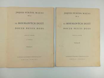 Jacques Féréol Mazas: 12 houslových duet