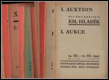 12x Auktion des Antiquariats Em. Hladík - Aukce