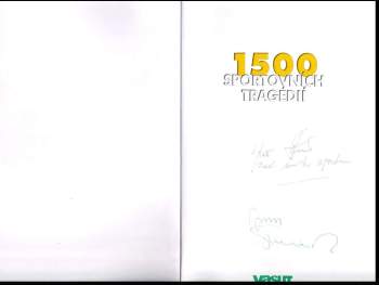 Jaroslav Suchánek: 1500 sportovních tragédií