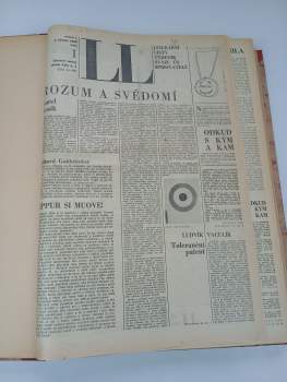 Norbert Frýd: Literární listy  ROČNÍK I. ČÍSLO 1 - 25 + 6 ČÍSEL OD LISTOPADU 1968