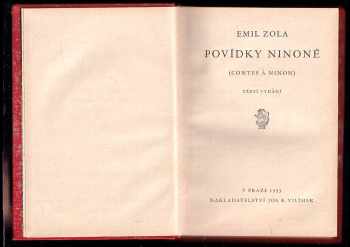 Émile Zola: 16x ZOLA: Lidská bestie + Poklesek Abbého Moureta + U rodinného krbu + Štvanice + Povídky Ninoně + Nové povídky Ninoně + Tereza Raquinová + Lístek lásky + Břicho Paříže + U štěstí dám + Magdalena Feratová + Tajnosti města Marseille + Štěstí Rougonů + Sen + Země + Plodnost