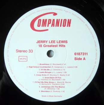 Jerry Lee Lewis: 18 Greatest Hits