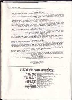 Miroslav Honzík: 1914-1918