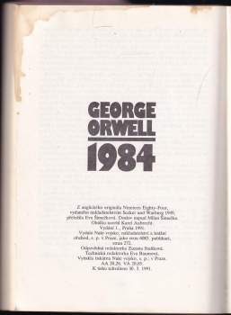 George Orwell: 1984