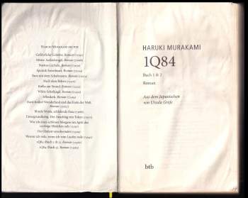 Haruki Murakami: 1Q84