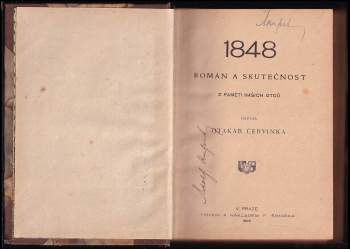 Otakar Červinka: 2 díla v 1 svazku : 1848 + Jařmo millionů