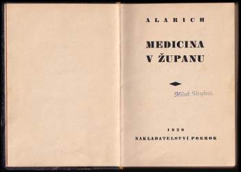 Alarich: Medicina v županu