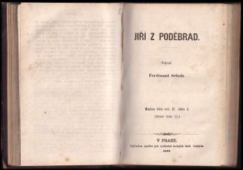 Ferdinand Schulz: Jiří z Poděbrad
