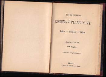 John Ruskin: Sézam a lilie