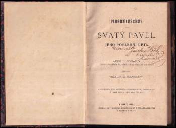 Constant Henri Fouard: 2 díla v 1 svazku: Svatý Pavel + O věrohodnosti apoštolských skutků