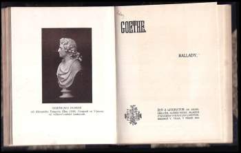 Johann Wolfgang von Goethe: Ballady