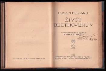 Romain Rolland: Život Beethovenův