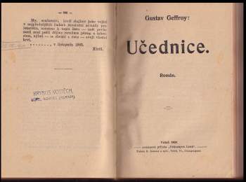 Gustave Geffroy: 2 díla v jednom svazku: Pod vlajkou revoluce + Učednice
