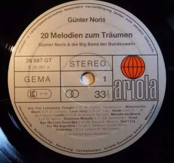 Günter Noris: 20 Melodien Zum Träumen