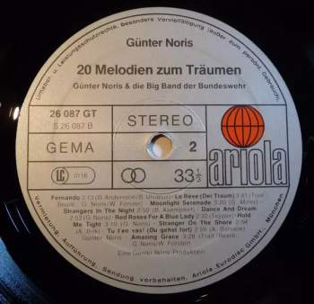 Günter Noris: 20 Melodien Zum Träumen