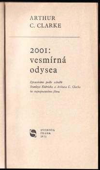 Arthur Charles Clarke: 2001: vesmírná odysea