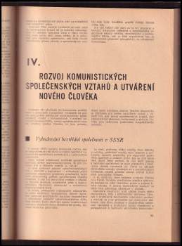 XXII. sjezd KSSS - říjen 1961 - Nový mysl