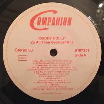 Buddy Holly: 25 All Time Greatest Hits