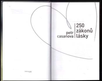 Petr Casanova: 250 zákonů lásky