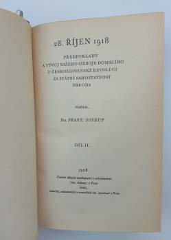 František Soukup: 28. říjen 1918