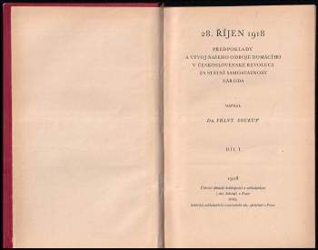 František Soukup: 28. říjen 1918