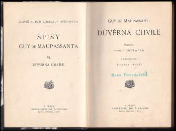 Guy de Maupassant: Důvěrná chvíle